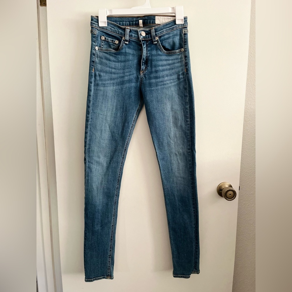 Rag & bone skinny medium rise jeans size 27 color/Sloane